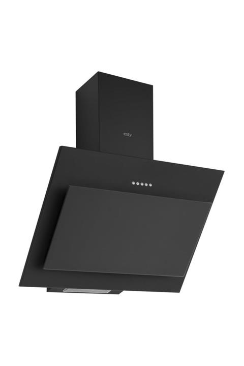 Esty (silverline) 3460 Siyah Cam Ankastre Davlumbaz