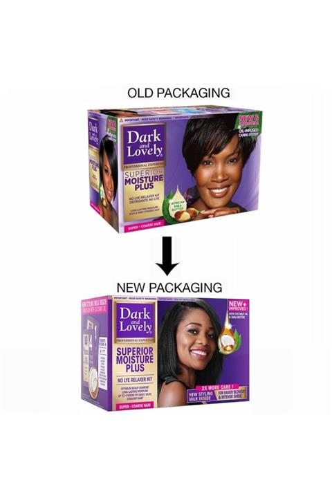 Dark & Lovely Dark And Lovely Superior Moısture Plus Saç Düzleştirici Krem Set