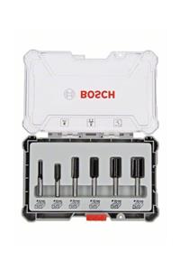 Bosch 6 Parça Düz 8 Mm (pro) Freze Seti (2607017466)