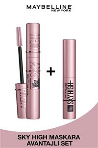 Maybelline New York Lash Sensational Sky High Maskara + Mini Sky High Maskara Makyaj Seti