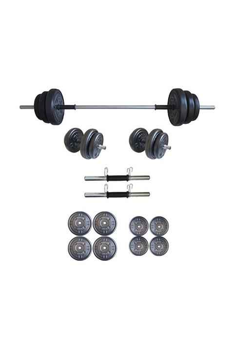Dambılcım Platinum 35 KG Halter Seti 35 KG Dambıl Ağırlık Seti Vücut Geliştirme