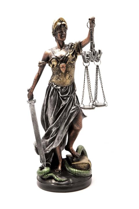 Gift Garden Adalet Heykeli Büyük Boy Gerçek Kalite Biblo