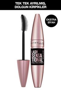 Maybelline New York Lash Sensational Yelpaze Etkili Intense Black Maskara - Ekstra Siyah