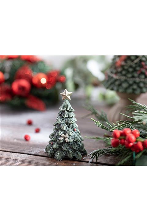 English Home Pine Tree Biblo 4x4x8 Cm Yeşil-yılbaşı Özel