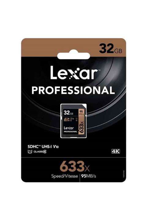 Lexar 32 Gb 633x V10 Sd Hafıza Kartı (95mb/s)