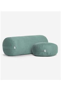 Nui Yoga Yeşil Bolster & Meditasyon Minderi