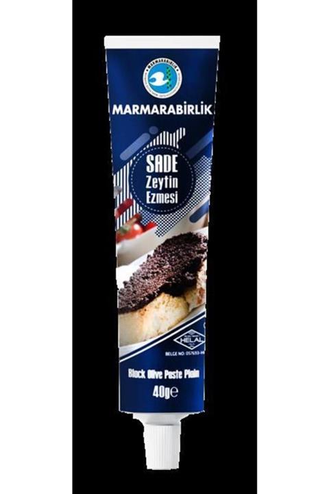 MarmaraBirlik Sade Siyah Zeytin Ezmesi 40 Gr Tüp