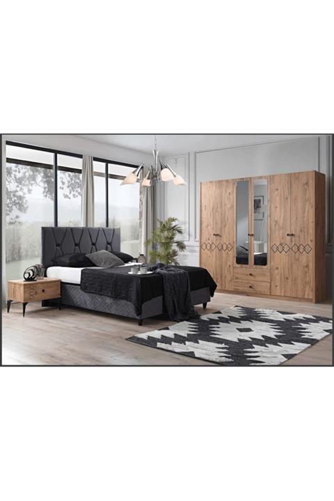 POYRAZ Karen 6 Kapılı Yatak Odası Takımı