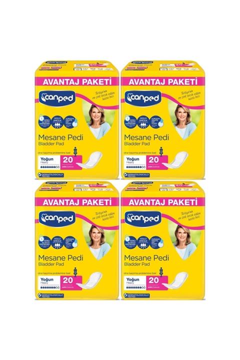 Canped Büyük Boy Yoğun Mesane Pedi 20x4 80 Adet