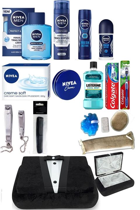 Nivea Damat Çeyiz Bohça Sandık Seti - Full Lüks Set