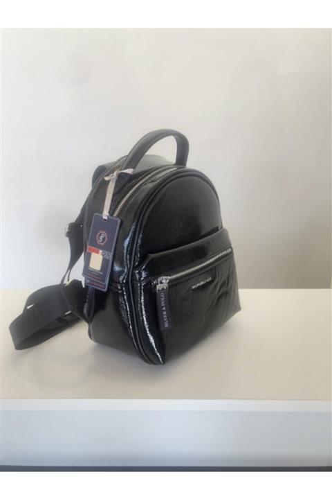 Silver Polo Kadın  Siyah Sırt Çantası