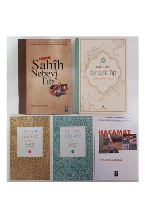 Yitik Şifa Yayıncılık Gerçek Tıp Seti 5 Kitap Aidin Salih ( Yitik Şifa-sahih Nebevi Tıp -son Söz 1 Ve 2 -hacamat