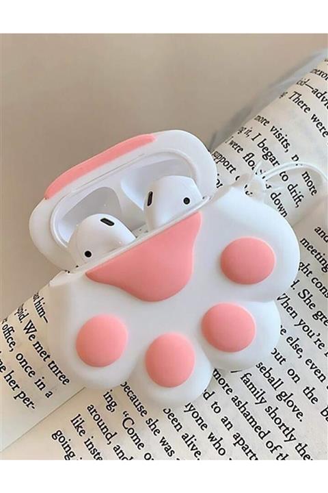 MY MÜRDÜM Pembe Silikon Sevimli Airpods Kılıfı