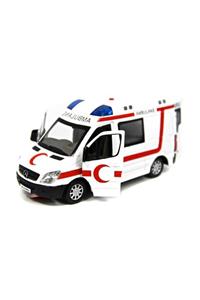 VARDEM OYUNCAK Çek Bırak Işıklı Sesli Ambulans