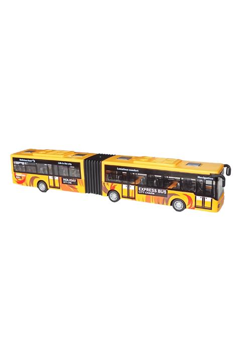 PopŞeker Oyuncak Körüklü Otobüs Sesli Ve Işıklı, Çek Bırak Özellikli Oyuncak Metrobüs