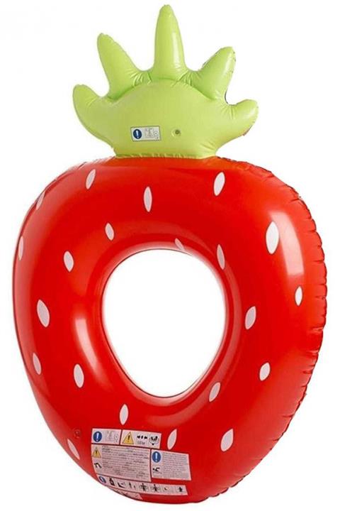 BESTWAY Yetişkin Can Simidi Deniz Yatağı Çilek Simit 101x76cm 37400