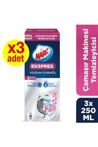 Marc Çamaşır Makinesi Temizleyicisi Express 3x250 ml