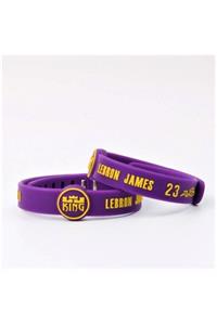 PurpleJam Lebron James Mor Ayarlanabilir Basketbol Bileklik