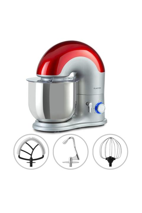 Klarstein Delfino 1800 W Profesyonel Stand Mikser Gri