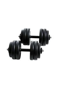 SLİPT 20 Kg Ayarlanabilir Dambıl Seti 12 Plaka Dambıl Seti Içi Demir Tozu Yüzde 40 Küçük Hacim