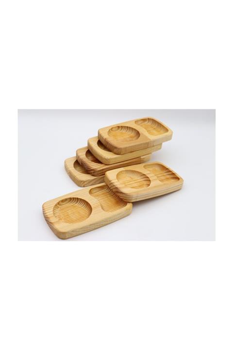 Zembu Kurabiyeli Çay Tabağı 6'lı