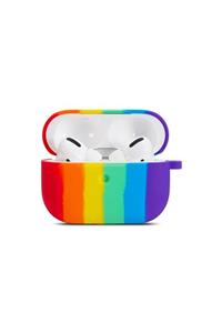 TeknoGold Apple Airpods Pro Pride Edition Rainbow Uyumlu Silikon Kılıf