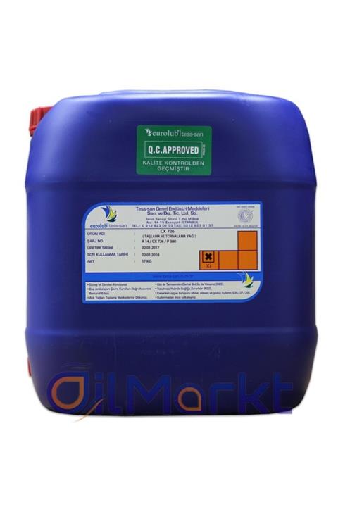 Eurolub Cx 726 17 kg Taşlama ve Tornalama Yağı