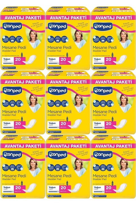 Canped Mesane Pedi Avantaj Pk Klasik L-büyük Boy Yoğun 180 Adet
