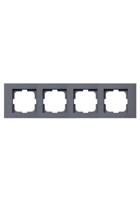 OVİVO Seldur Grano Füme Dörtlü Çerçeve