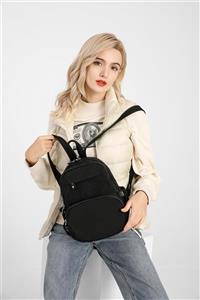 SMART BAGS Smbyb1083-0001 Siyah Kadın Küçük Sırt Çantası