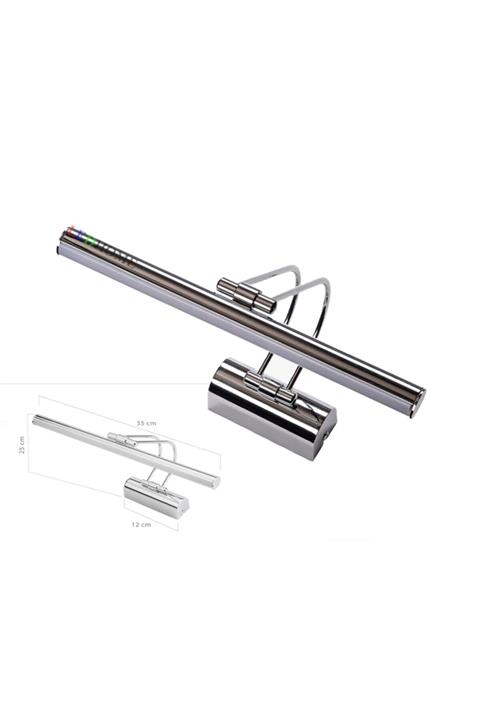 LED HOME Krom Duvar Ayna Tablo Aydınlatması Flüt Aplik Gün Işığı