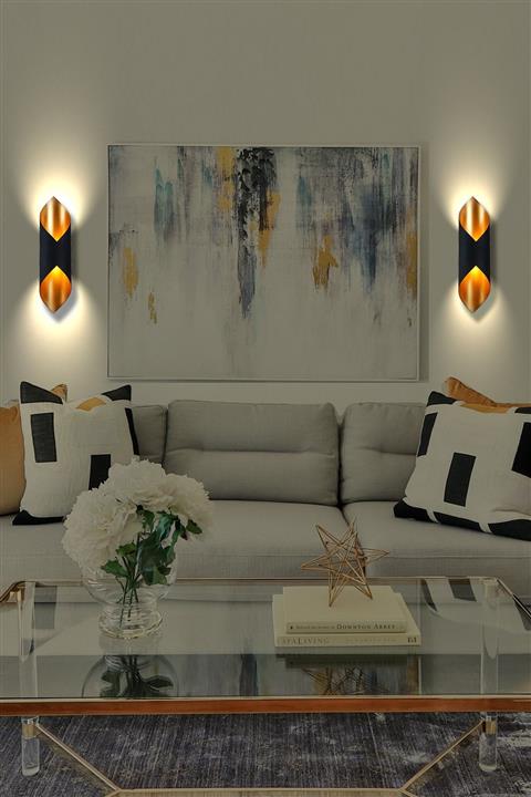 Studio Noon Napoli Aplik Tasarım Metal Gold Otel Restaurant Cafe Lobiler Ev