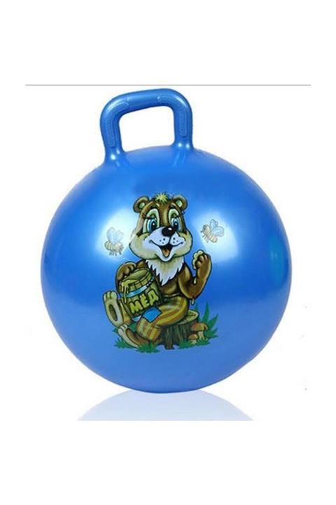 Phigo Çocuk Plates Zıp Zıp Topu Mavi Büyük Boy