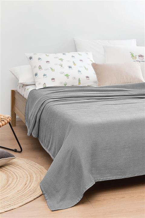 Yataş Bedding Ares Çift Kişilik Pike - Gri