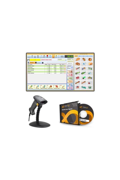 DemirSoft Market Barkodlu Satış Programı + Barkod Okuyucu