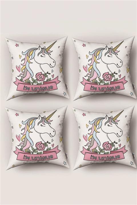 Tinybabyconcept Oyun Çadırı Konsept Çift Taraflı Baskı 4 Lü Kırlent Kılıfı Model No:018