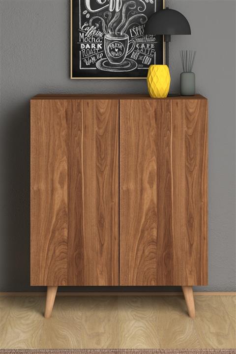 Monte Sehpa Luce Ayakkabılık Midi Ceviz