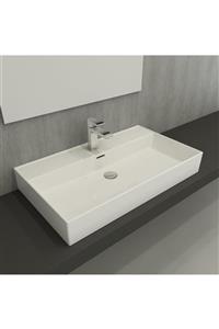 Bocchi Milano 80 Cm Lavabo 1377-001-0126 Parlak Beyaz