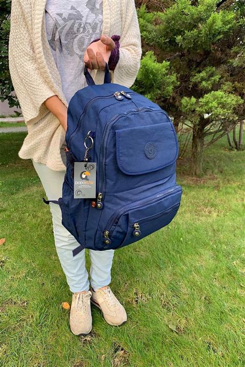 DodoButik Suya Dayanıklı Lacivert Sırt Çantası
