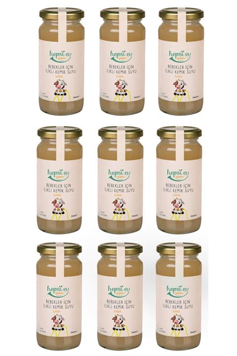 Hepsi Ev Yapımı Bebekler Için Dana Ilikli Kemik Suyu 9 Lu