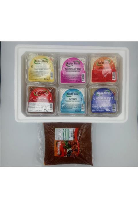 KAPLAN MEZE 18 Adet Meze + 2 Kg Çiğköfte