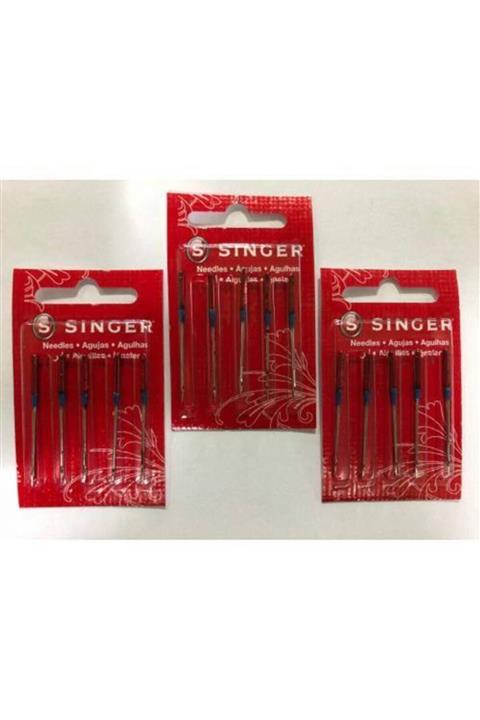 SİNGER Sınger 3 Paket 2020 Model 14 Numara Dikiş Makinesı Iğnesi