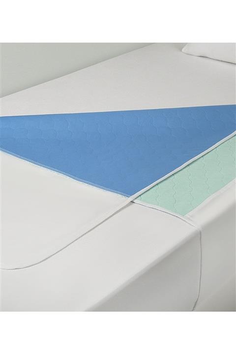 CARETEX 5 Katlı Hasta Altı Yıkanabilir Emici Ve Koruyucu Ped 85x90 cm Kanatlı