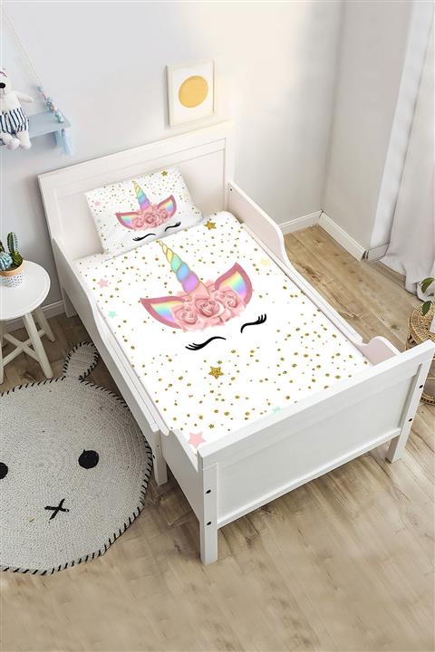 Bebişim Halı Unicorn Çocuk Odası Yatak Örtüsü