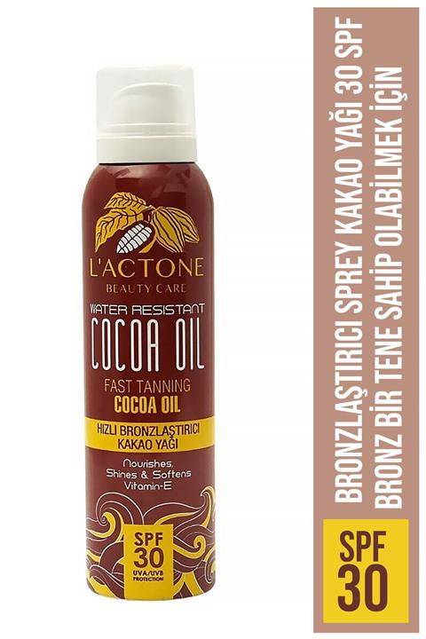 L'ACTONE Bronzlaştırıcı Sprey Kakao Yağı 30 Spf