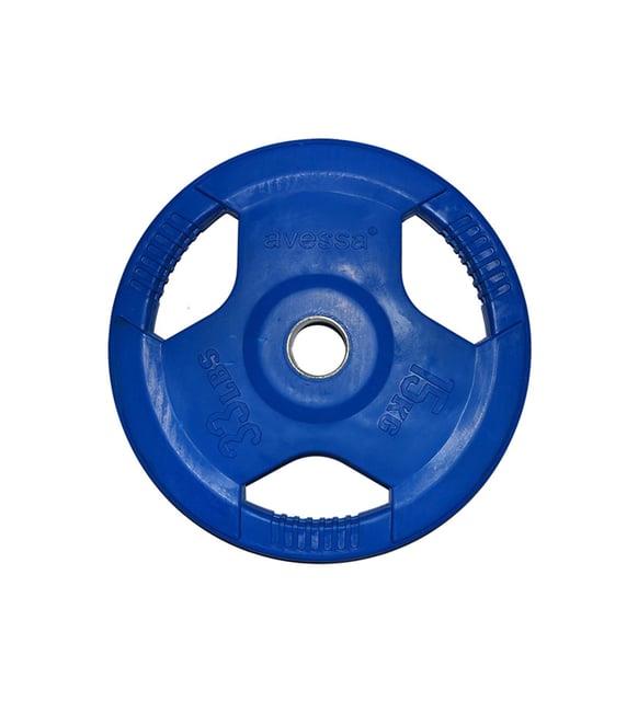 AVESSA 17,5 Kg Olimpik Kauçuk Plaka Mavi Mb-12111