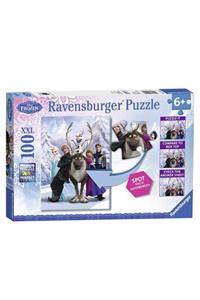 RAVENSBURGER S100 Parçalı Puzzle WD Frozen Difference-105571