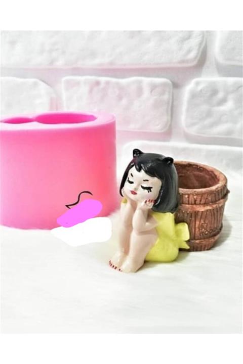 DERYA DESİNG ART Lokumcu Kız Silikon Kalıp