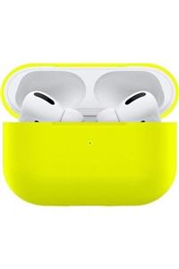 Efsane Mağaza Iphone Airpods Pro Silikon Kılıf Sarı