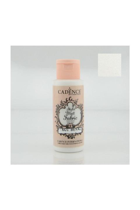 Cadence Style Matt Fabric Kumaş Boyası 601-beyaz 59ml